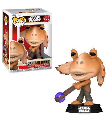 Funko POP Star Wars Amenaza Fantasma: Jar Jar Binks con Booma balls