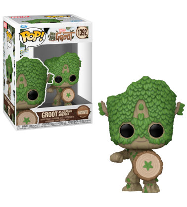 Funko POP We are Groot: Capitán América