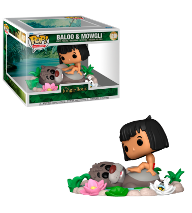 Funko POP Moment El Libro de la Selva: Baloo y Mowgli