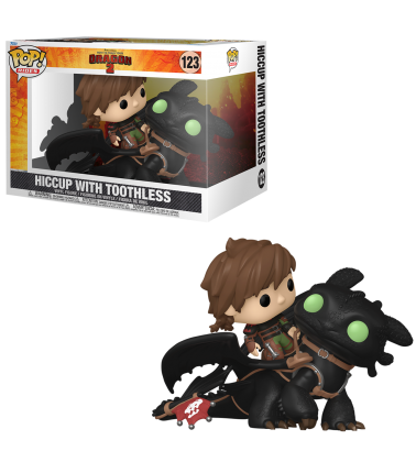 Funko POP Ride Como entrenar a tu dragon 2: Hiccup y Toothless