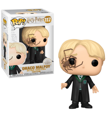 Funko POP Harry Potter: Malfoy con araña